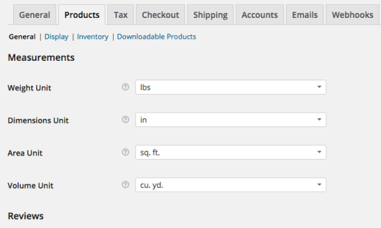 WooCommerce Measurement Price Calculator Settings