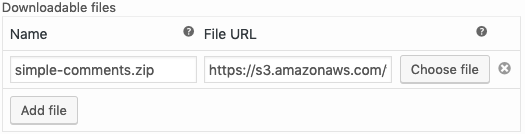 WooCommerce API Manager Files URL