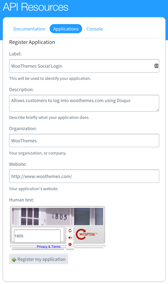 WooCommerce Social Login Disqus login step 2