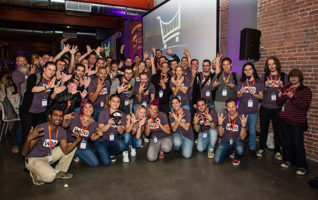 The team at Woo at WooConf 2014