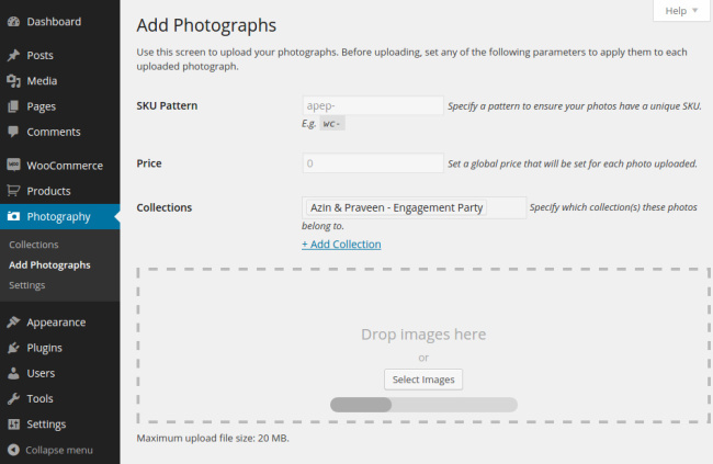 Easy batch uploader for your photographs!