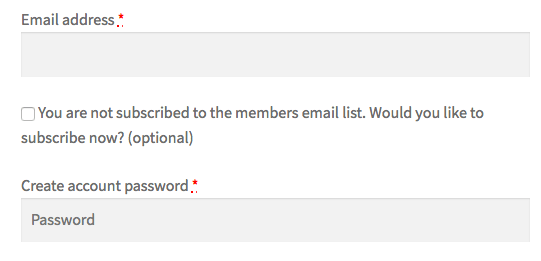 Mailchimp for WooCommerce Memberships: checkout opt-in