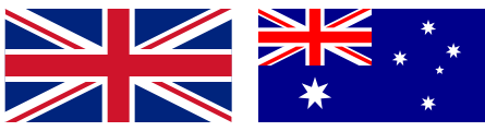 UK and Australia Flag