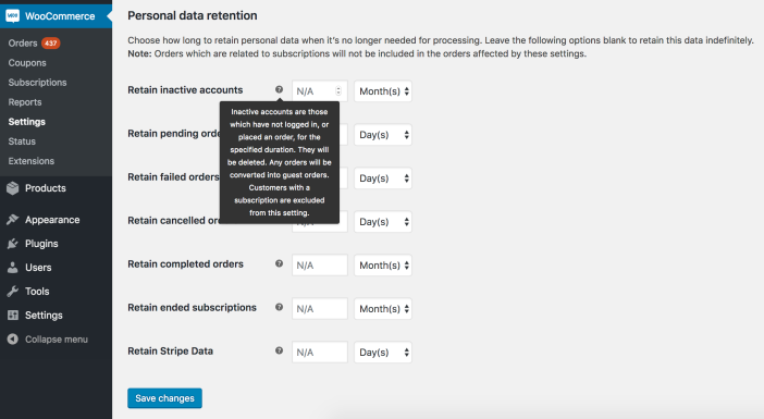 Inactive Account Cleanup Setting - Subscribers Exempt