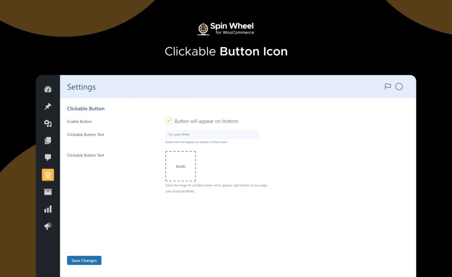 Clickable Button Icon Feature