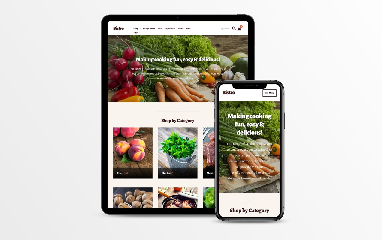 WooCommerce Bistro theme