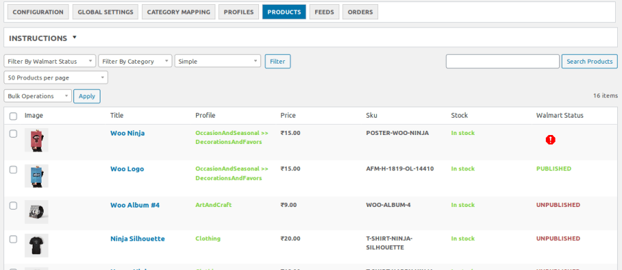 automated and simplified listing