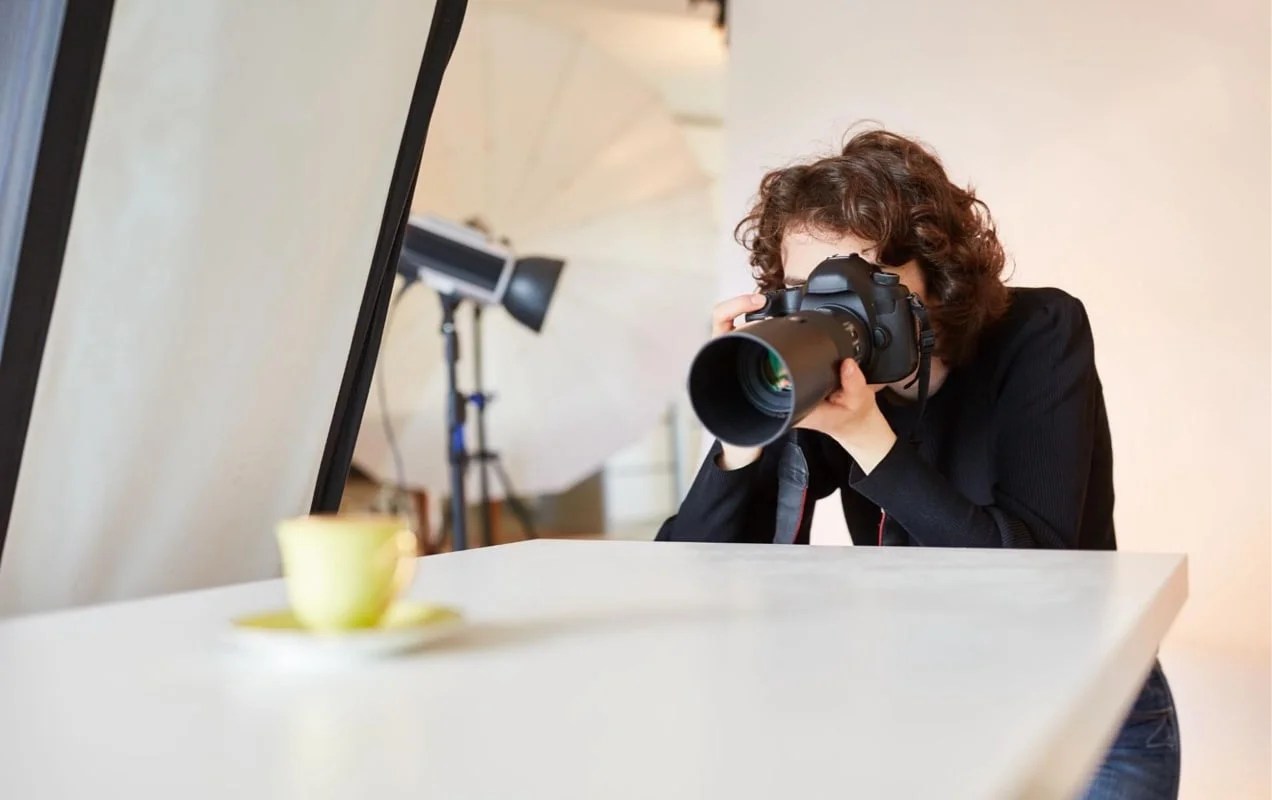 photographer taking product photos