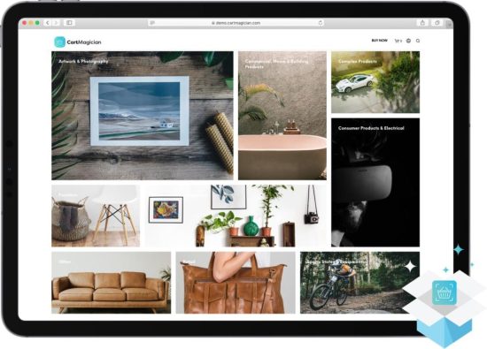 View CartMagician WooCommerce Demo Store to view products in augmented reality