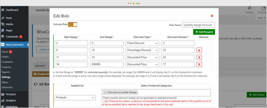 woocommerce quantity discounts plugin