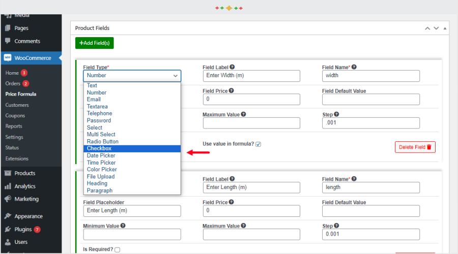 woocommerce measurement price calculator plugin