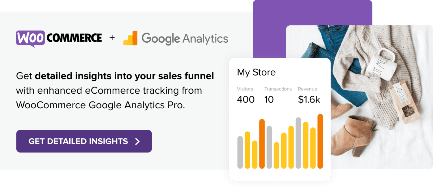 Get detailed insights into you sales funnel with Google Analytics Pro