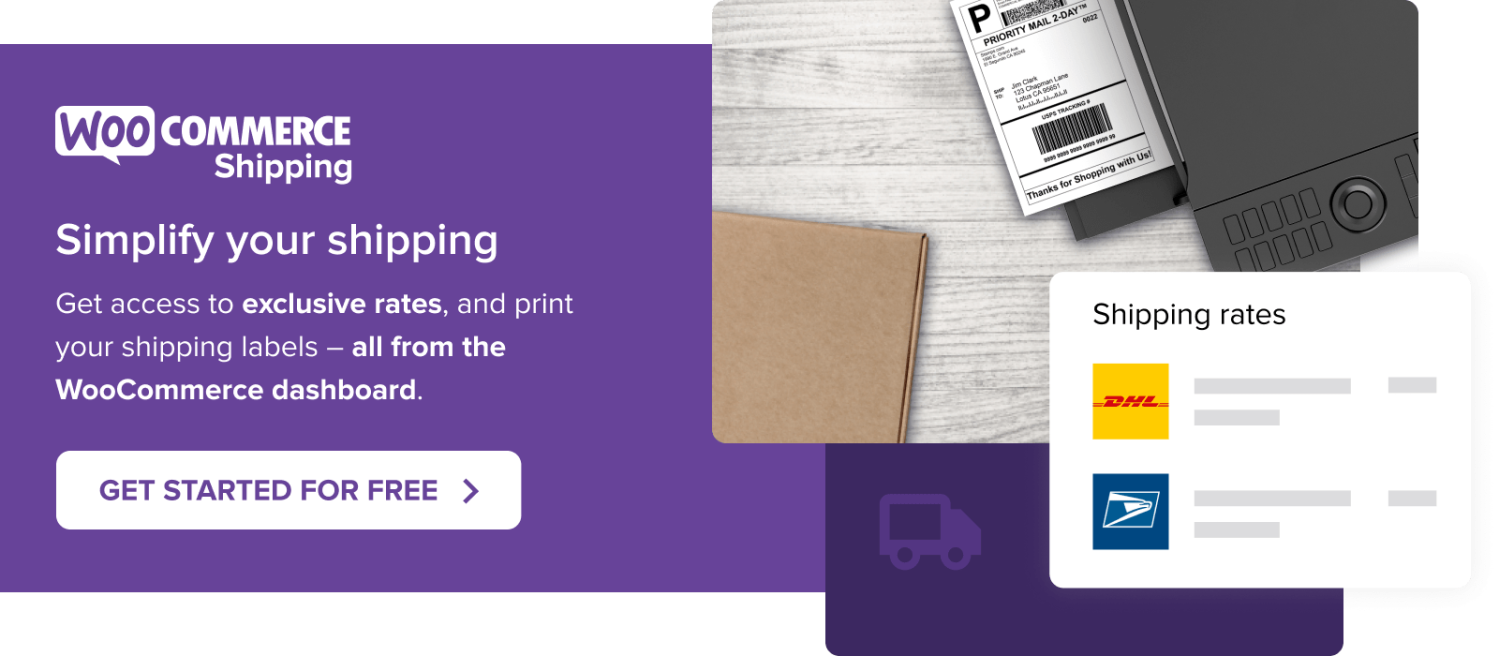 Simplify your shipping with WooCommerce Shipping