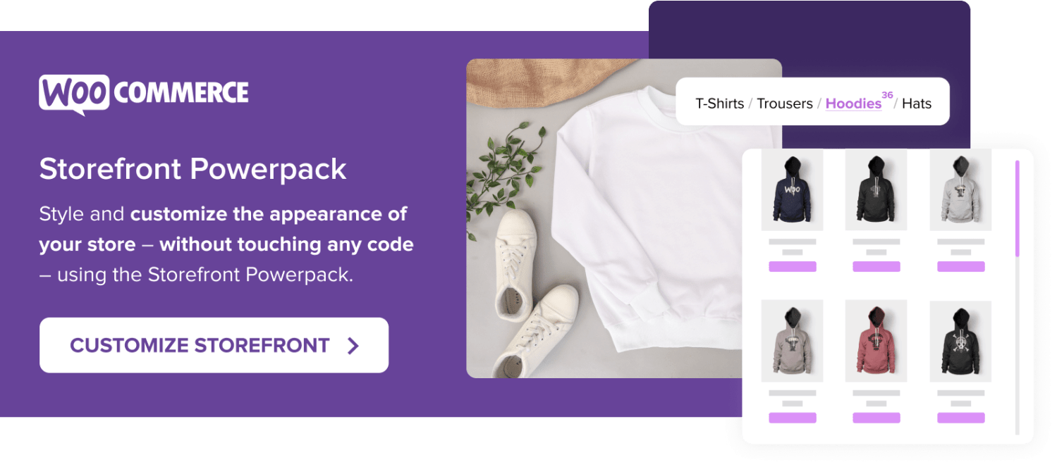 Customize the appearance of your store with Storefront Powerpack