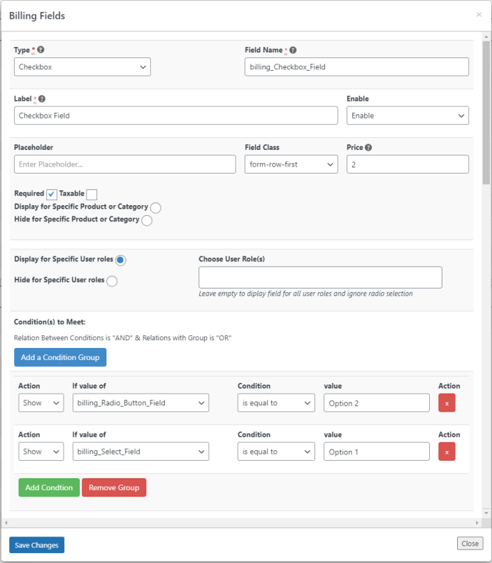 Create conditional logic