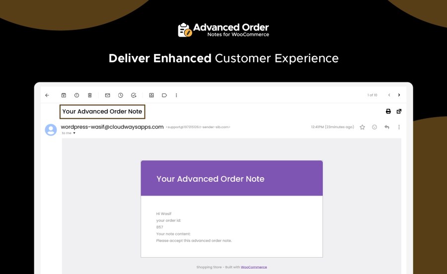 Deliver Enhanced Customer Experience Feature