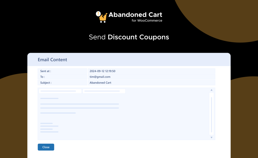 Send Discount Coupons Feature