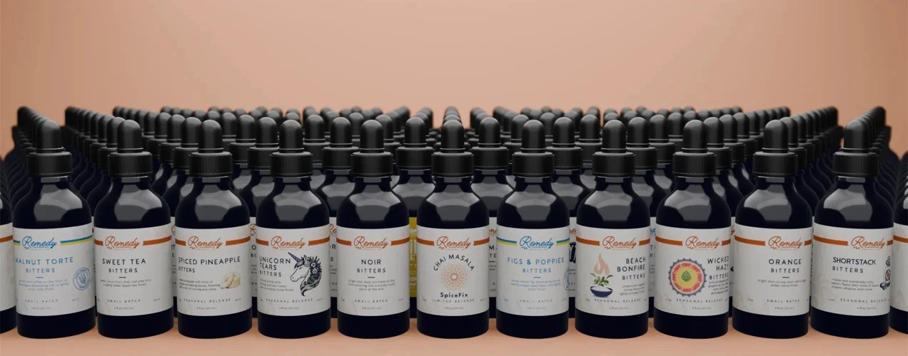 wide range of samples available for the Remedy Cocktail sample box