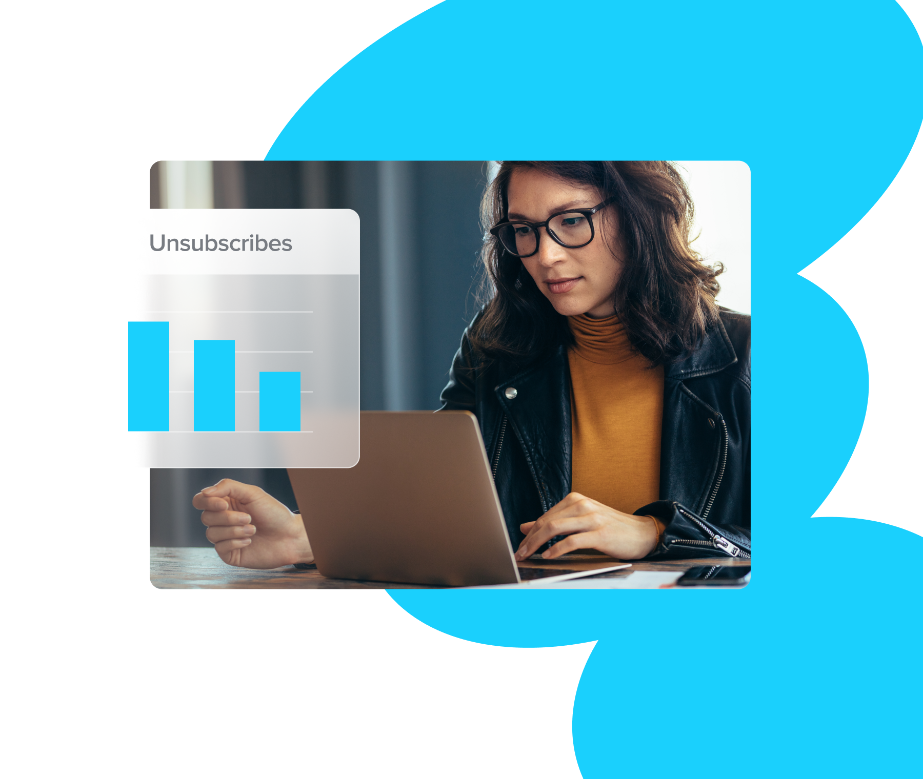 A merchant seeing unsubscribe rates decrease in Klaviyo
