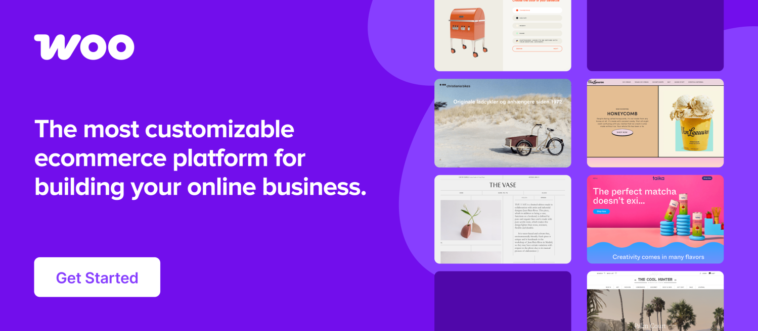 Get your business started on WooCommerce